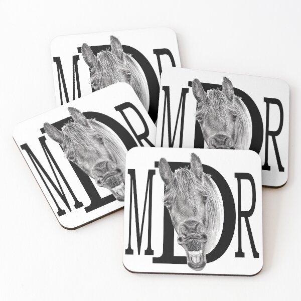 Item preview, Portrait of a yawning Friesian, with text designed and sold by SylvieG18.