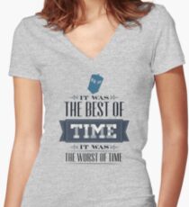 A Tale of One Doctor Women's Fitted V-Neck T-Shirt