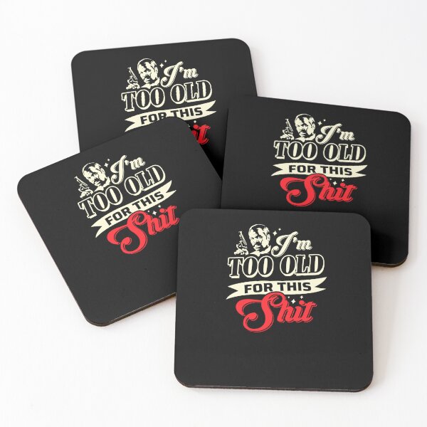 Item preview, Im Too Old Murtaugh Lethal Weapon Crest Spell Comedy designed and sold by JayPeeEstacio.