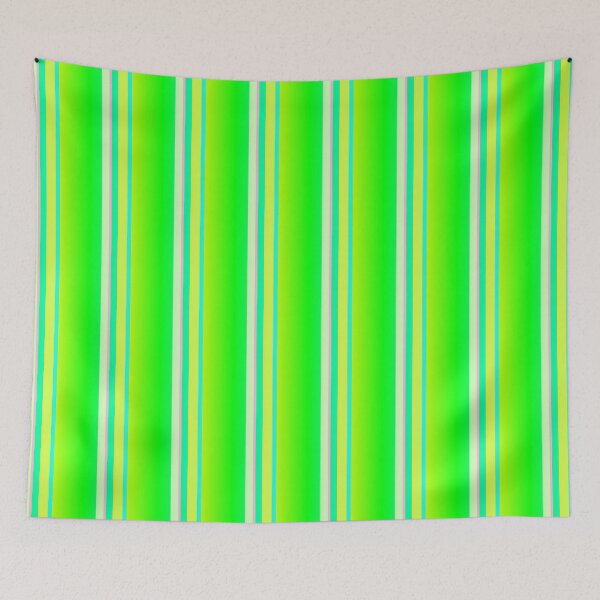 Item preview, Green vertical striped | Lime green color combination designed and sold by lausn.