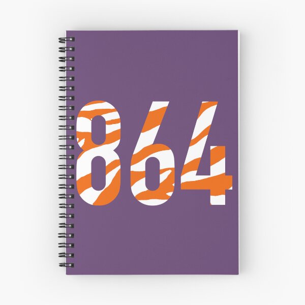 Item preview, 864 area code orange white tiger print  designed and sold by emilees.