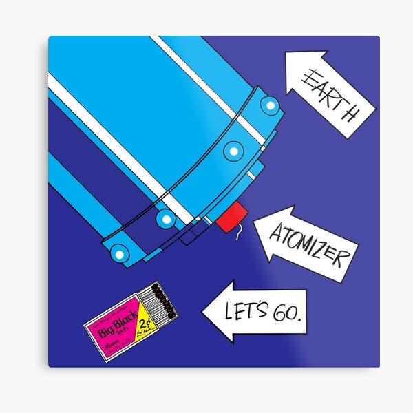 Aperçu de l'œuvre  nettoyé et optimisé pour l'impression. Steve Albini ne serait pas fier que vous couriez avec un autocollant d'un de ses albums collé sur votre Macbook créée et vendue par vaporwoke.