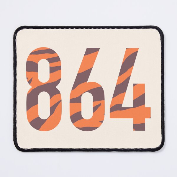 Item preview, 864 area code faded orange tiger print  designed and sold by emilees.