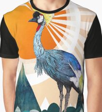 Crowned Crane Graphic T-Shirt