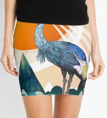 Crowned Crane Mini Skirt