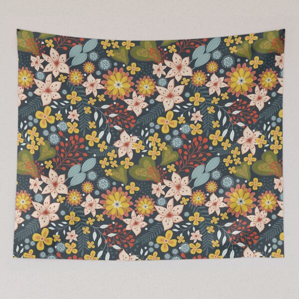 Item preview, Vintage Feelings - Dark Blue designed and sold by ByNataliaBurgos.