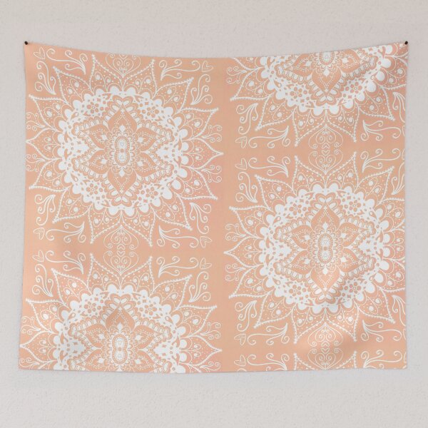Item preview, Pastel Orange Mandala designed and sold by madamemorgane.