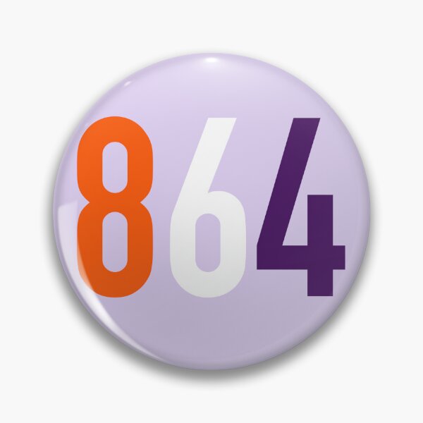 Item preview, 864 area code orange white purple  designed and sold by emilees.
