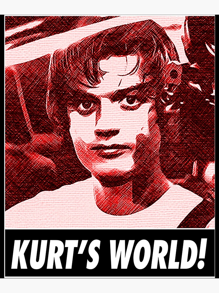 kurt kunkle, spree, joe keery, KURT'S WORLD v2 Poster for Sale by  Grafik0