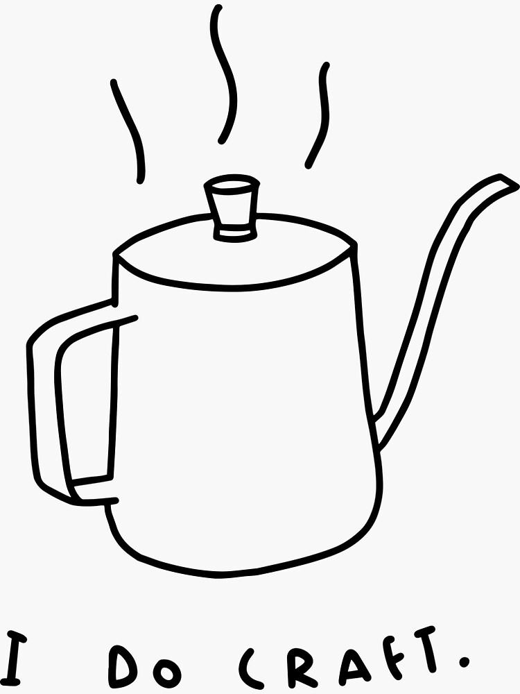 "Drip Coffee / Coffee Lovers / Coffee Sticker" Sticker for Sale by