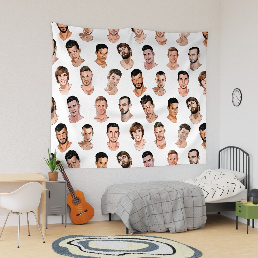Men Of Porn Tapestry for Sale by LuminousLad | Redbubble