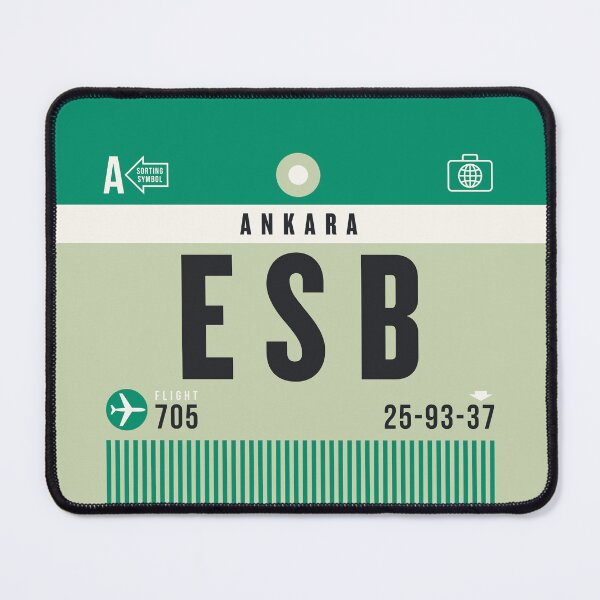 Item preview, Luggage Tag A - ESB Ankara Turkey designed and sold by VoodooCircus.