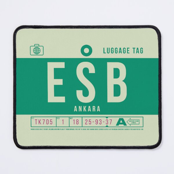 Item preview, Luggage Tag B - ESB Ankara Turkey designed and sold by VoodooCircus.