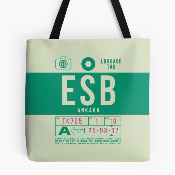Item preview, Luggage Tag B - ESB Ankara Turkey designed and sold by VoodooCircus.