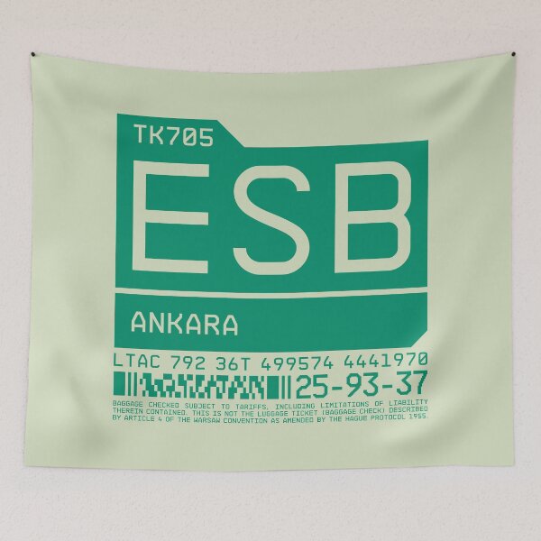Item preview, Luggage Tag C - ESB Ankara Turkey designed and sold by VoodooCircus.