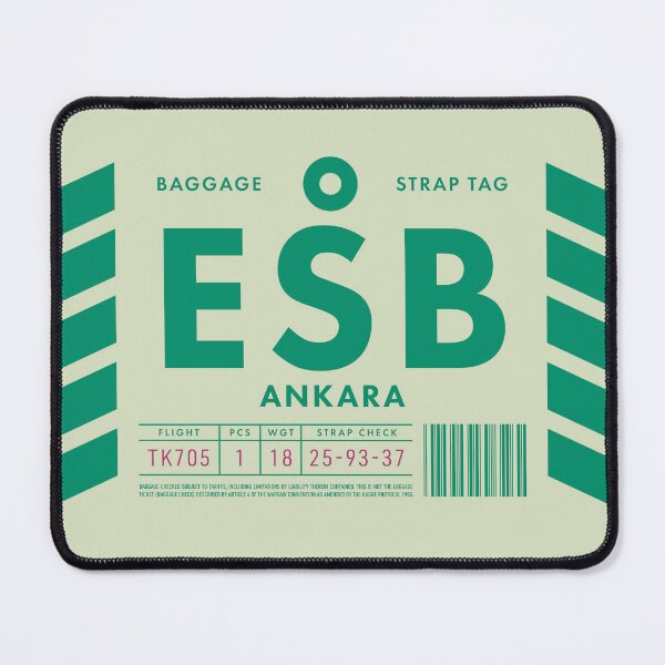 Item preview, Luggage Tag D - ESB Ankara Turkey designed and sold by VoodooCircus.