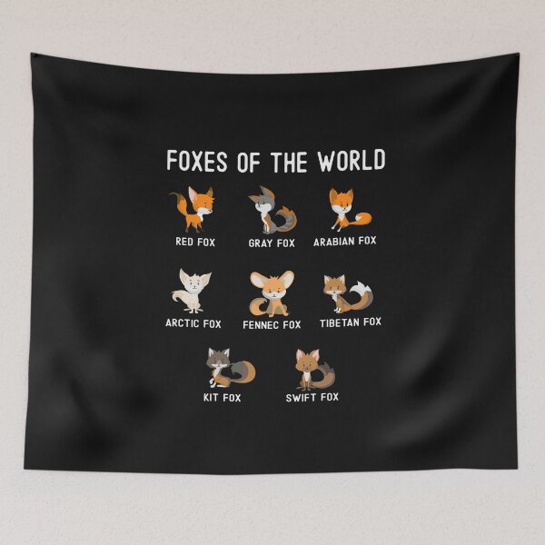 Item preview, Foxes of The World Cute Fox Lover Animals Educational  designed and sold by alenaz.