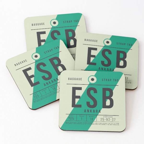 Item preview, Luggage Tag E - ESB Ankara Turkey designed and sold by VoodooCircus.