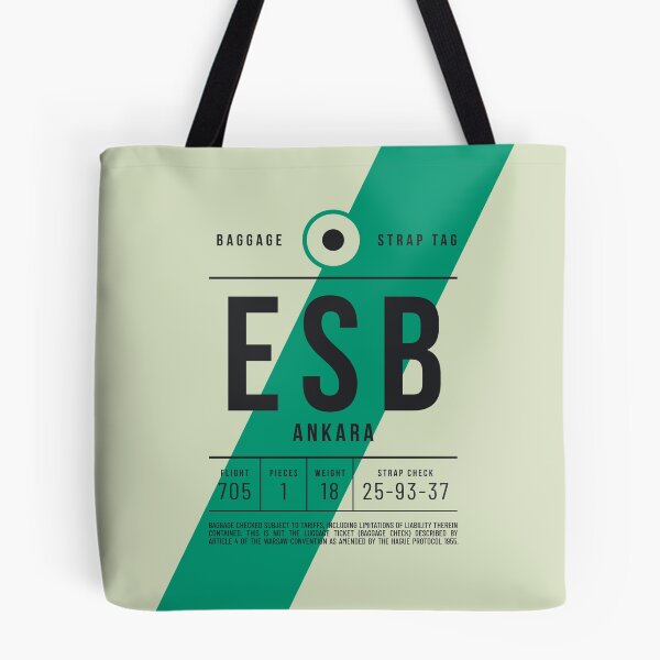 Item preview, Luggage Tag E - ESB Ankara Turkey designed and sold by VoodooCircus.