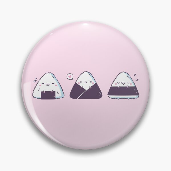 Item preview, Kawaii Onigiri Japanese Rice Balls Trio designed and sold by rustydoodle.