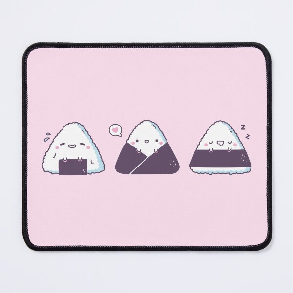 Item preview, Kawaii Onigiri Japanese Rice Balls Trio designed and sold by rustydoodle.