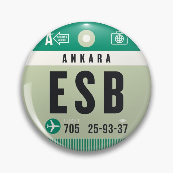 Item preview, Luggage Tag A - ESB Ankara Turkey designed and sold by VoodooCircus.