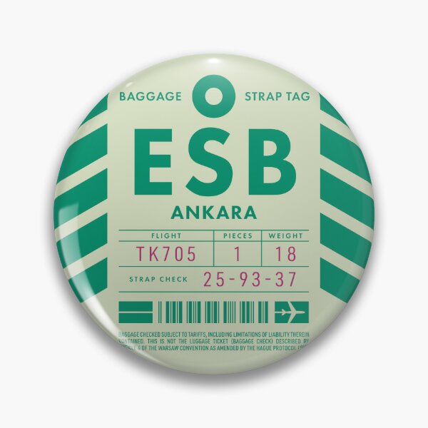 Item preview, Luggage Tag D - ESB Ankara Turkey designed and sold by VoodooCircus.