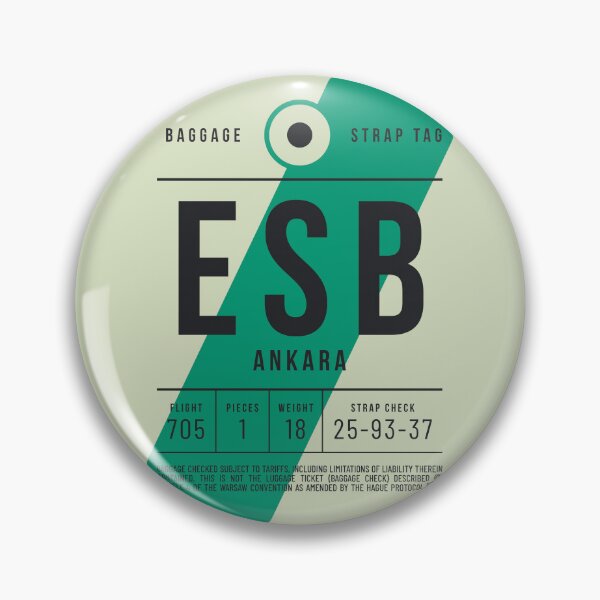 Item preview, Luggage Tag E - ESB Ankara Turkey designed and sold by VoodooCircus.