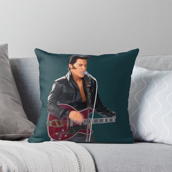 ▪️50’s【ELVIS PRESLEY】CUSHION Elvis Presley 50's Portrait Pillow - Graceland Official Store