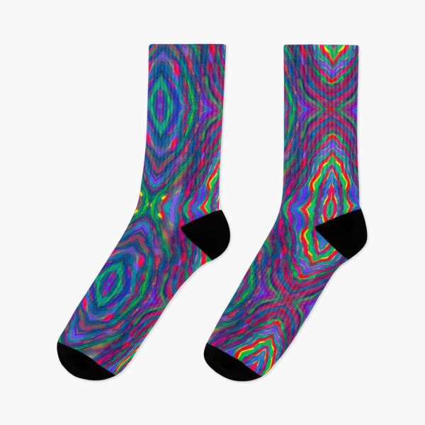 Item preview, Wavy Psychedelic Stripes designed and sold by Cicely Gilman.