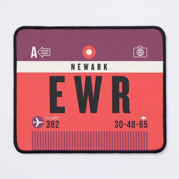 Item preview, Luggage Tag A - EWR Newark USA designed and sold by VoodooCircus.