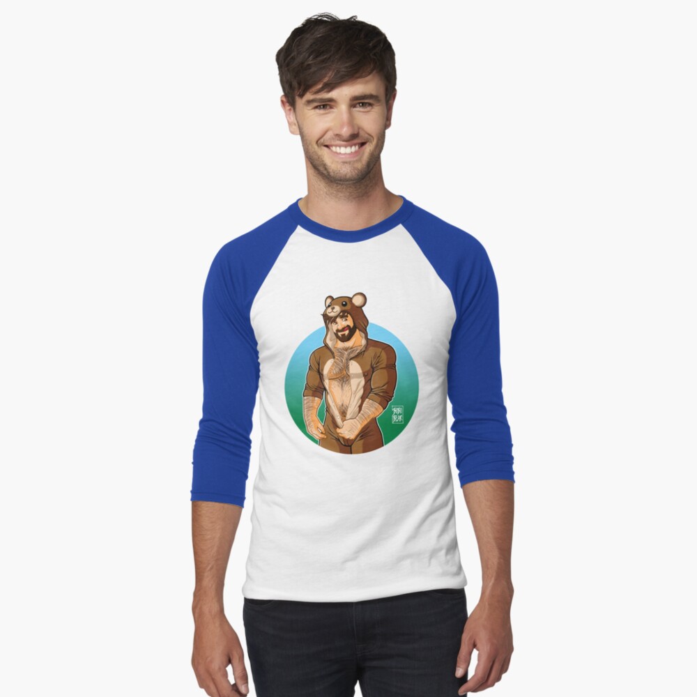 Item preview, Baseball ¾ Sleeve T-Shirt designed and sold by bobobear.