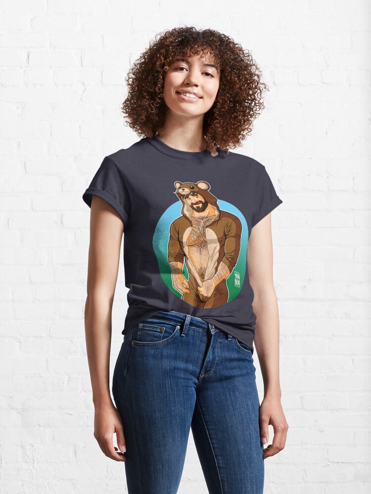 Alternate view of ADAM LIKES TEDDY BEARS Classic T-Shirt