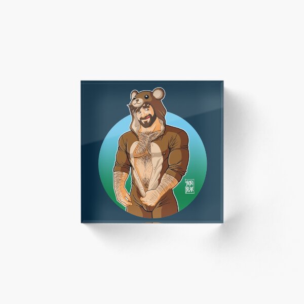 ADAM LIKES TEDDY BEARS Acrylic Block