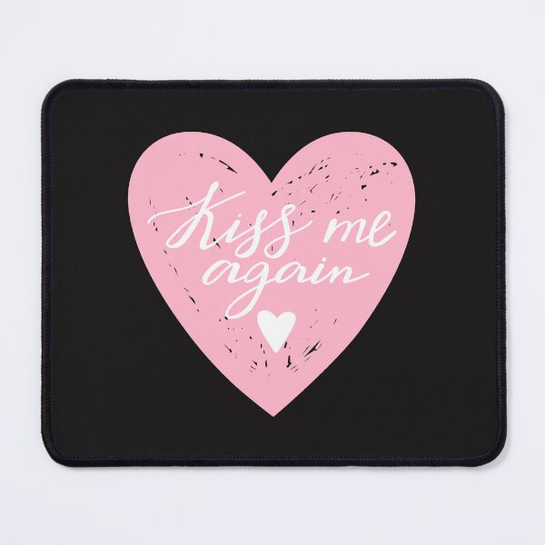 Item preview, Kiss me again lettering. Quote design with heart. designed and sold by CoCoArt-Ua.