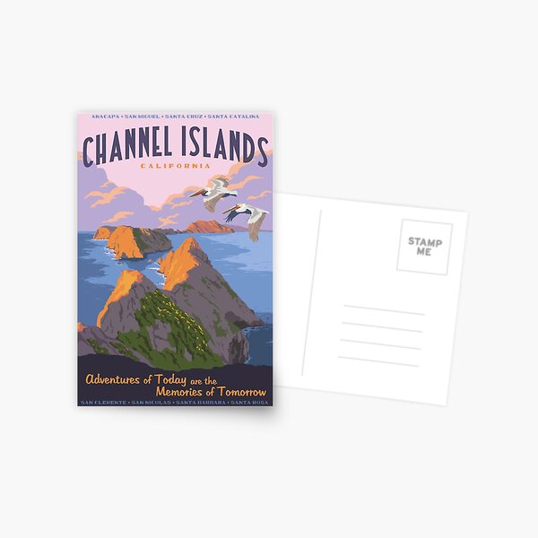 Channel Islands National Park Travel Decal 2 Postcard