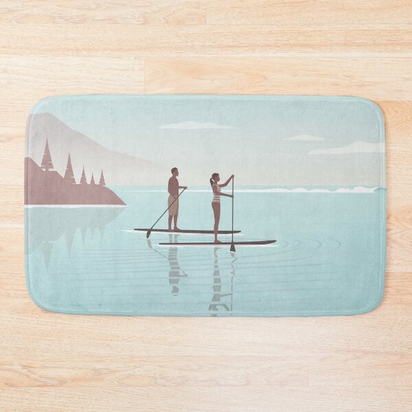 Item preview, Couple Stand Up Paddle designed and sold by SurfolioPrints.