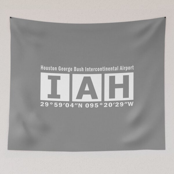 Item preview, Houston Airport T-ShirtIAH Airport, Houston George Bush Intercontinental Airport  designed and sold by UmoiHyogo.