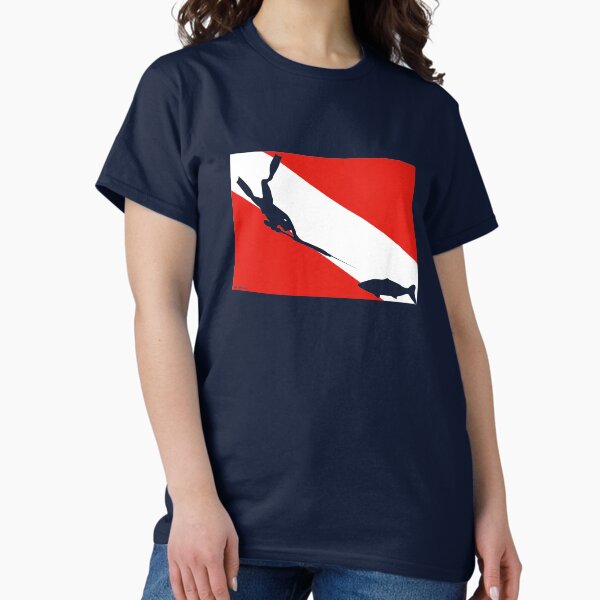 Item preview, Spearfishing Freediver Dive Flag designed and sold by banwa.