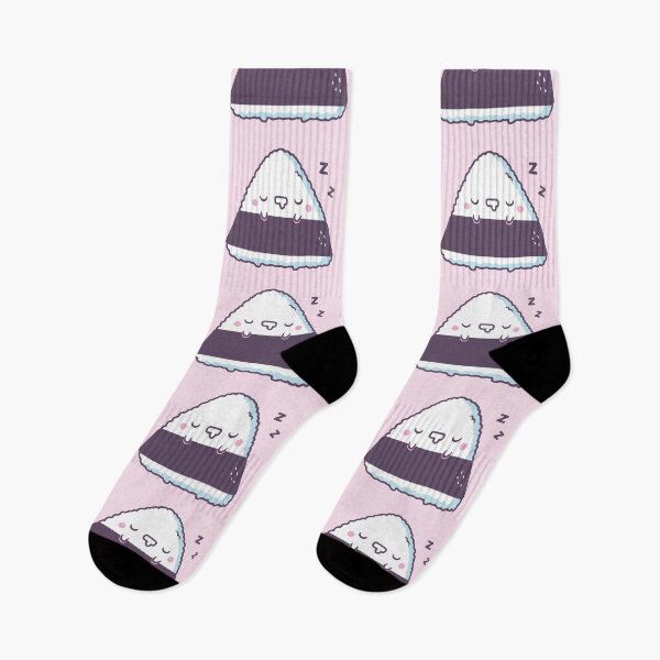 Item preview, Cute Sleeping Onigiri Japanese Rice Ball designed and sold by rustydoodle.