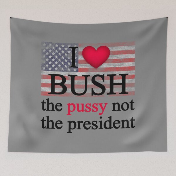 Aperçu de l'œuvre T-shirt J'aime BushJ'aime Bush pas le président créée et vendue par UmoiHyogo.