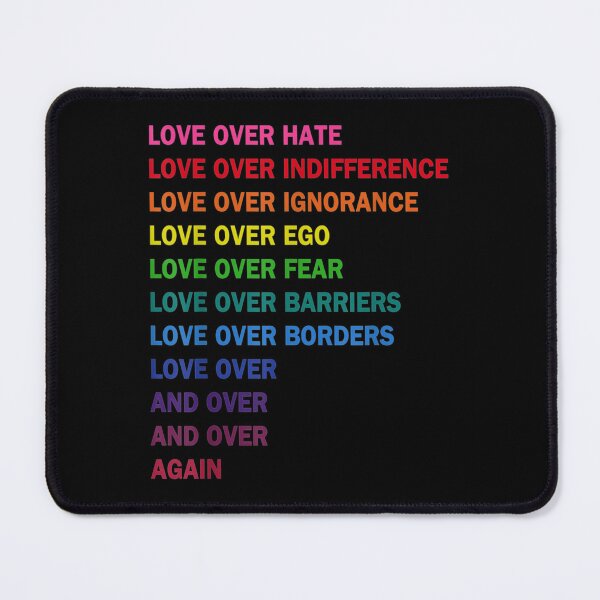 Item preview, love over hate, love over indifference LGB designed and sold by Mustafa Eder.