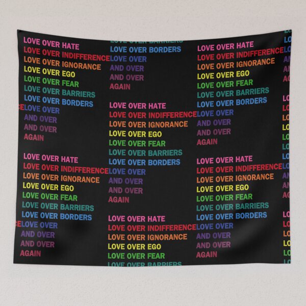 Item preview, love over hate, love over indifference LGB designed and sold by Mustafa Eder.