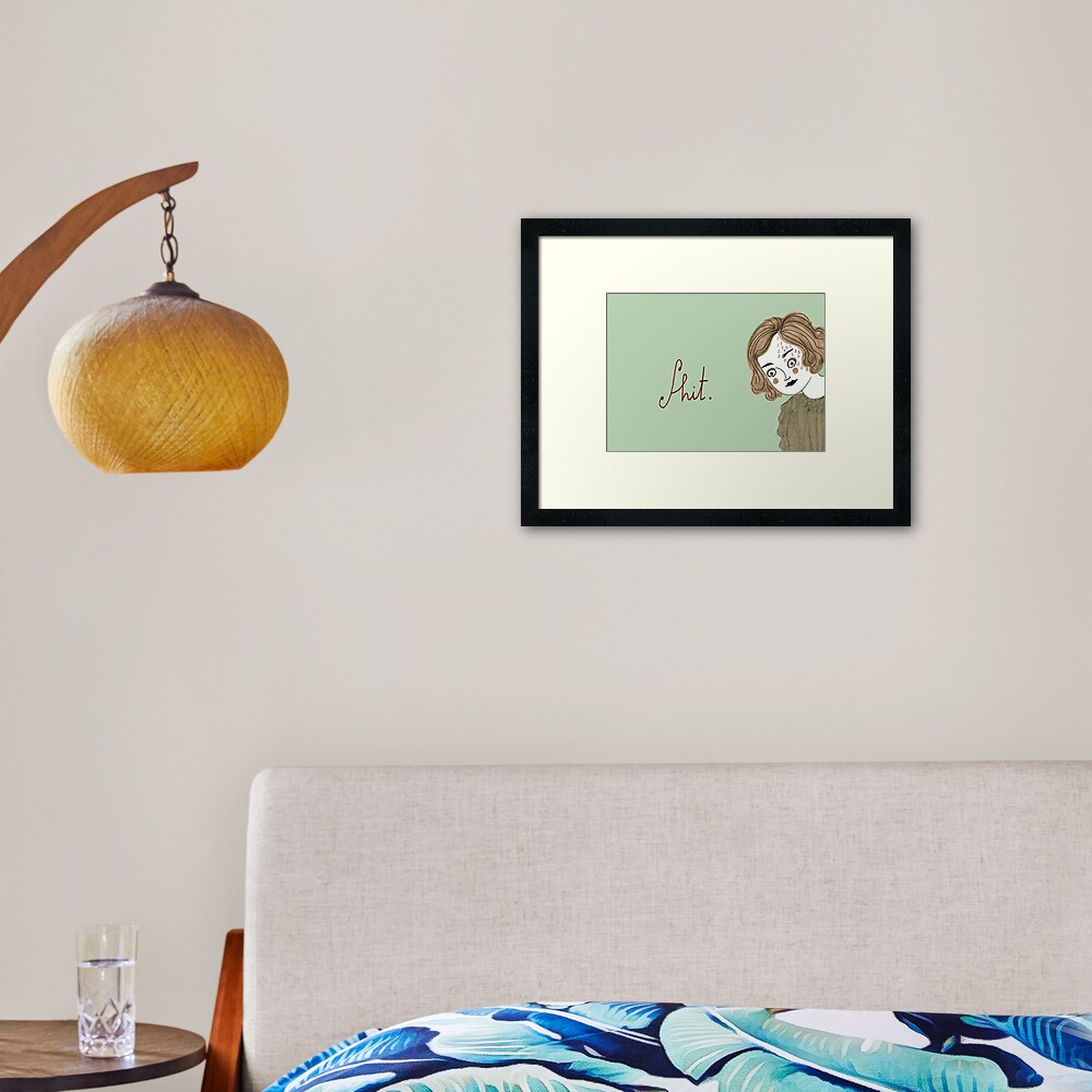 Oh no! Framed Art Print