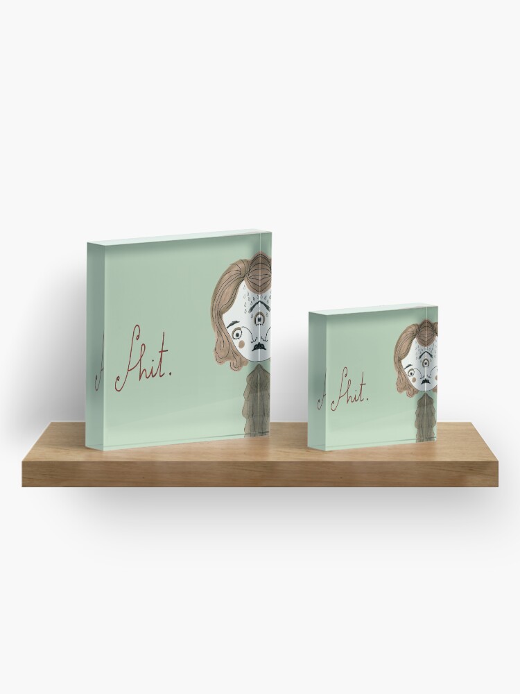 Alternate view of Oh no! Acrylic Block