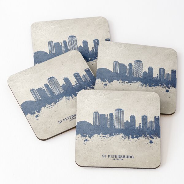 Item preview, St Petersburg Florida Skyline designed and sold by ArtPrints.