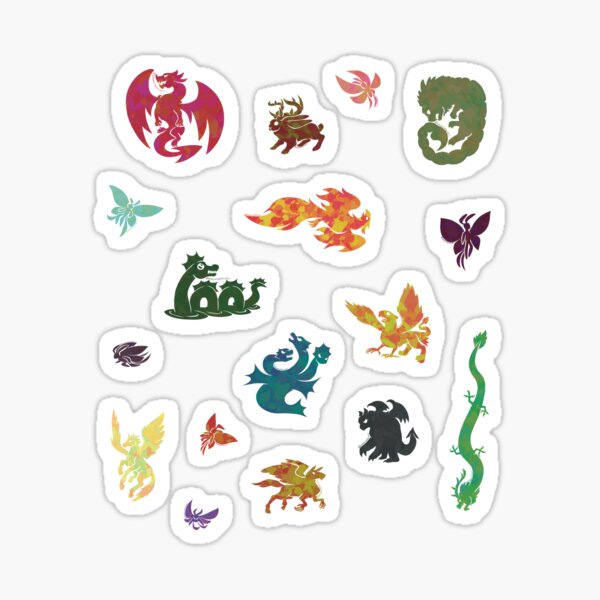Item preview, Fantasy Creatures Set Camouflage Bases designed and sold by BlazeraptorGirl.