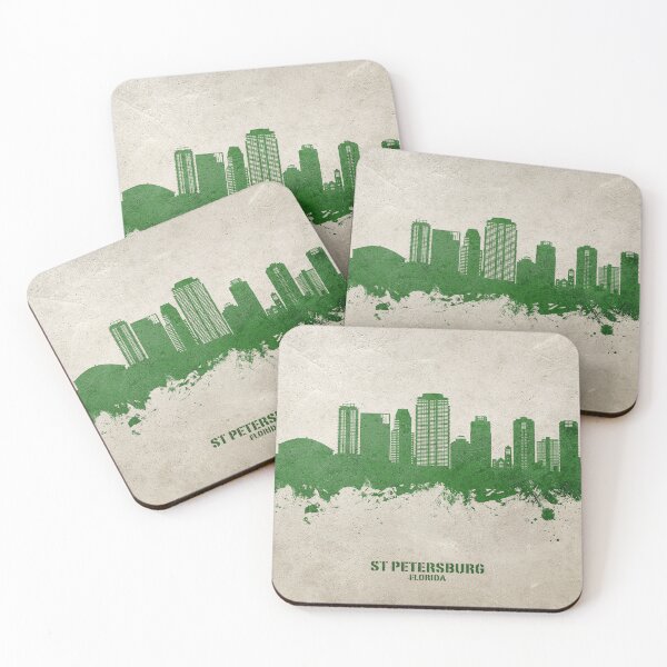 Item preview, St Petersburg Florida Skyline designed and sold by ArtPrints.