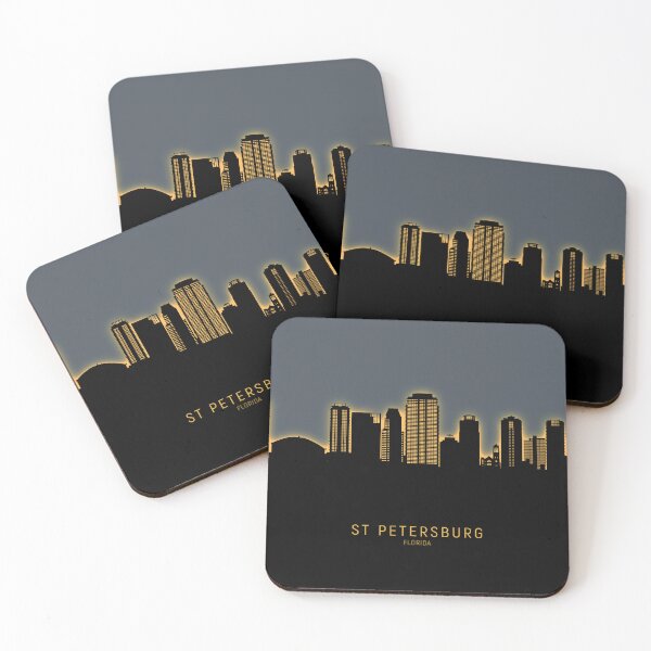 Item preview, St Petersburg Florida Skyline designed and sold by ArtPrints.