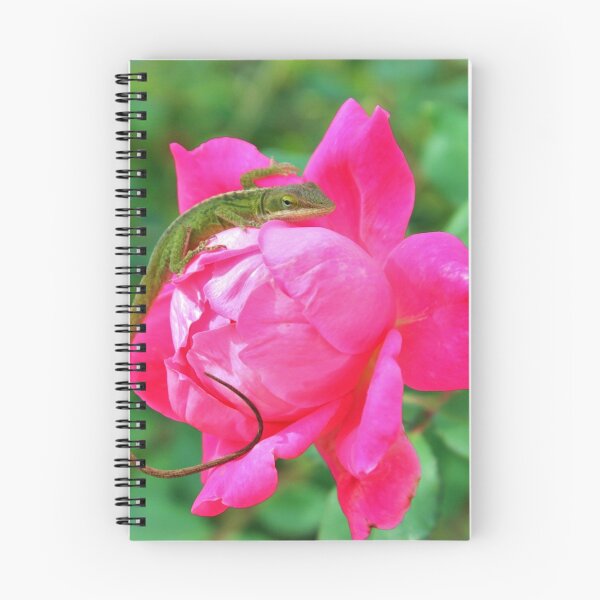 Item preview, Baby Anole On Pink Rose designed and sold by Cynthia48.